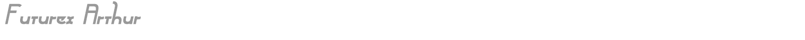 Futurex Arthur font preview